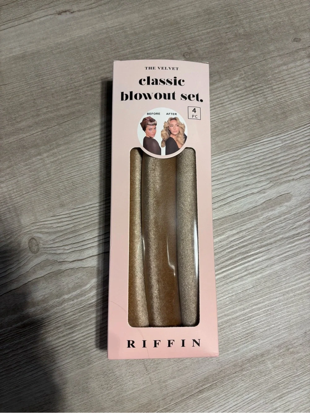 NWOT Heatless Curlers and Satin Bonnet Set in Bronze